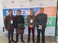 The success of the University of Qom student team in the national concrete competition